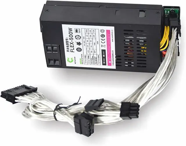 Main image of 500W Modular Power Supply Small 1U Computer PSU Flex-ATX 500W for ITX PC Active PFC for POS AIO
