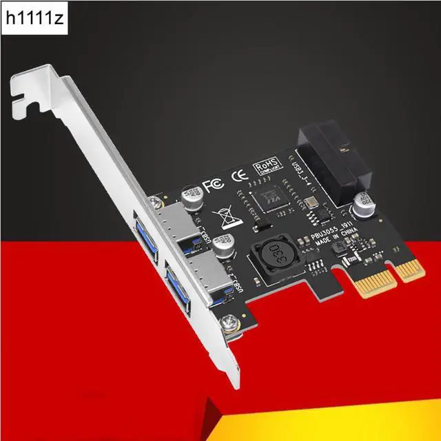 Main image of USB 3.0 PCI-E Expansion Card Adapter 2 Port USB3.0 Hub Internal 19pin 19 pin Header USB 3 to PCIE PCI Express Adapter Card