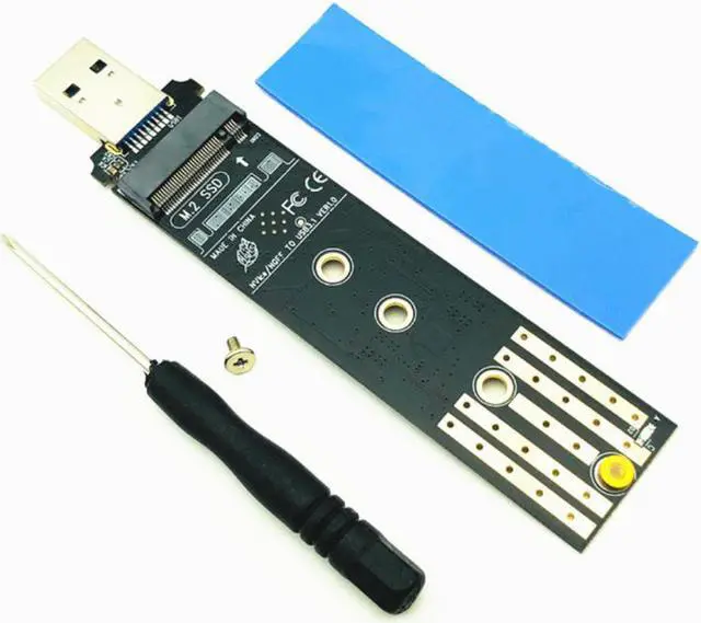 Main image of M.2 to USB 3.1 SSD Adapter M.2 NVME PCIe SATA Dual Protocol RTL9210B SSD Board for 2230 2242 2260 2280 NVME SATA M.2 SSD Adapter