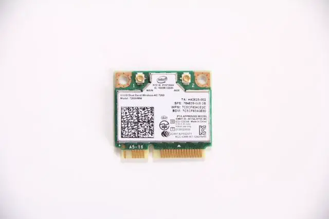Main image of WiFi Card 7260 802.11ac Dual Band 2x2 Wi-Fi + Bluetooth Adapter 7260HMW 867Mbps