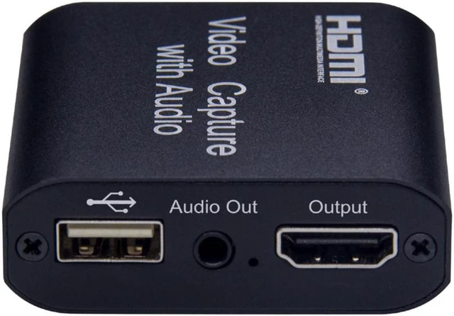 Main image of HDMI Video Capture Card Device USB 2.0 4K 1080P Loop Out Audio Capture Card Live Streaming Recording for PC PS4 HD Game Capture