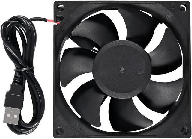 Alt view image 6 of 7 - AITRIP 2PCS 80mm USB Fan 5V Brushless 8025 80x25mm for Cooling DIY PC Computer Case 3D Printer CPU Coolers Radiators