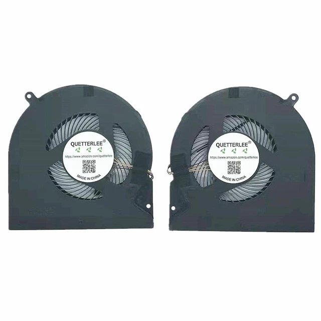 Alt view image 2 of 5 - Replacement New Laptop CPU + GPU Cooling Fan for Razer RZ09-0238 RZ09-02385E92 RZ09-02386E91 RZ09-02386E52-R3U1 R3B1 RZ09-0288 RZ09-0301 Series DFS2004051POT FKRD DFS561405PLOT FKRF Fan