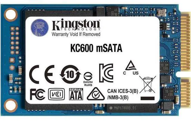 Alt view image 16 of 20 - Kingston 512G SSD KC600 SATA3 MSATA