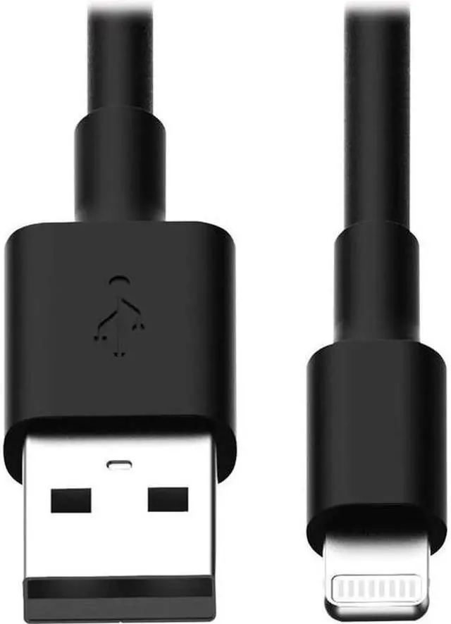Alt view image 7 of 14 - Tripp Lite M100-10N-BK-10 Black MFi Certified Lightning to USB Cable Sync Charge Apple iPhone iPod iPad 10pc