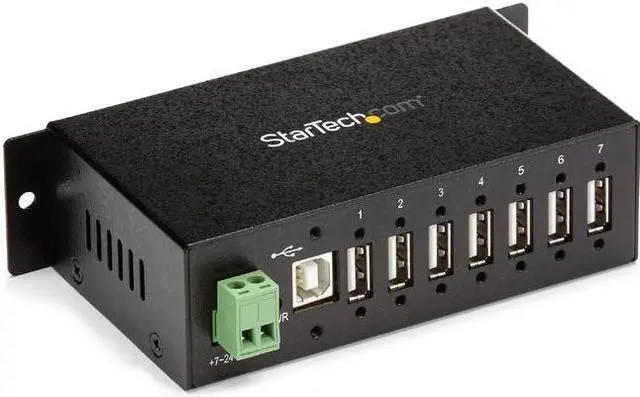 Alt view image 6 of 7 - StarTech Mountable Rugged Industrial 7 Port USB Hub ST7200USBM