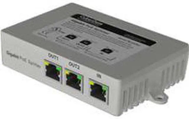 Alt view image 7 of 7 - CYBERDATA CD-011187 / 2 Port PoE Gigabit Switch
