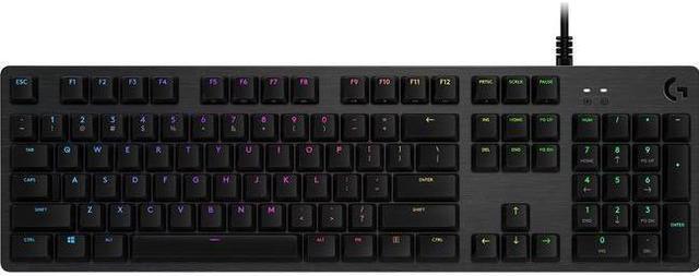 Alt view image 12 of 12 - Logitech G512 Carbon LIGHTSYNC RGB Mechanical Gaming Keyboard GX Red 920009360