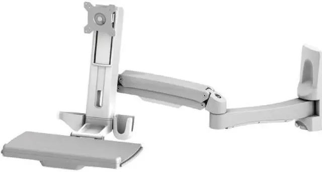 Alt view image 3 of 5 - Amer Networks Mounting Arm For Monitor Keyboard Mouse - Taa Compliant