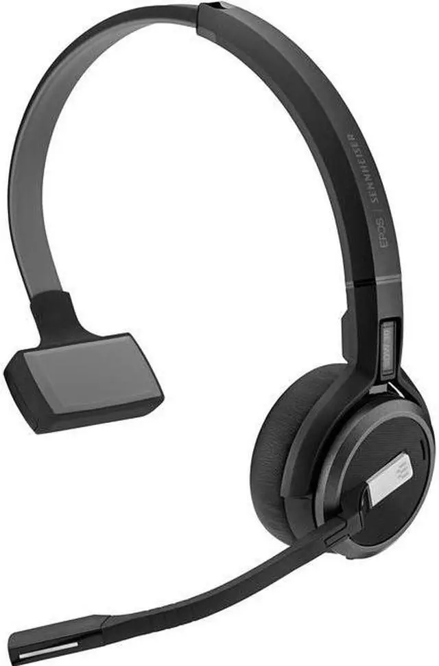 Alt view image 10 of 12 - Sennheiser SDW 5035 (506596) - Single-Sided (Monaural) Wireless Dect Headset for Desk Phone Softphone/PC Connections Dual Microphone Ultra Noise Cancelling, Black