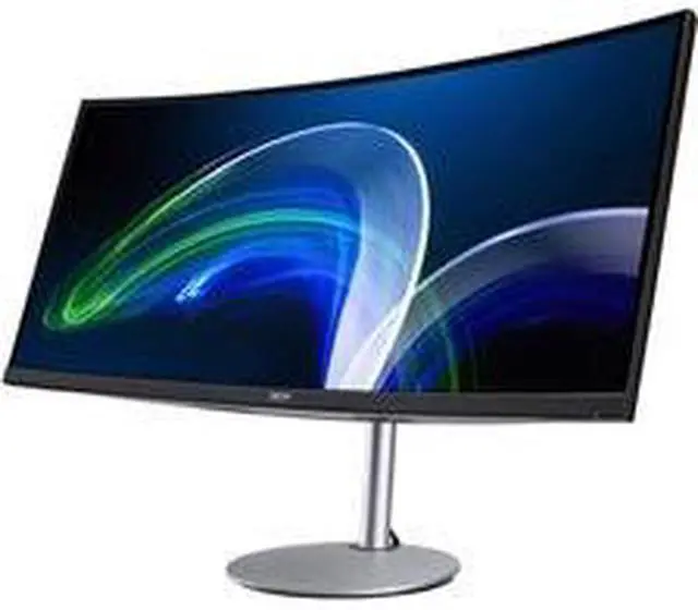 Alt view image 4 of 20 - Acer 37.5" 60 Hz IPS IPS Monitor 1 ms VRB HDMI, DisplayPort, USB, Audio Curved CB2 CB382CUR bmiiphuzx