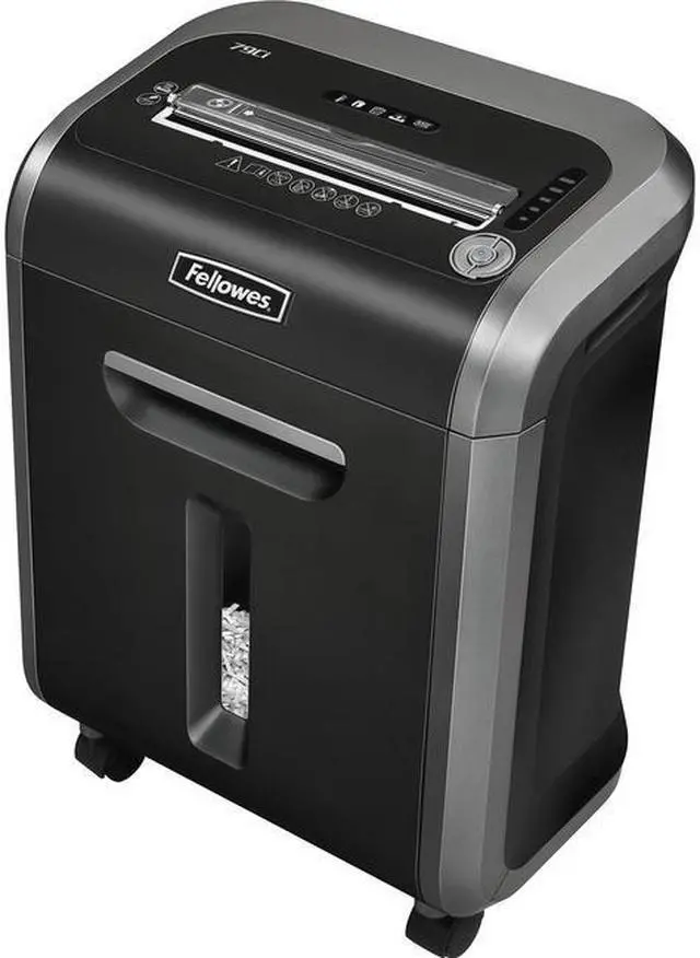 Alt view image 14 of 14 - Fellowes - 3227901 - Fellowes Powershred 79Ci - Shredder - cross-cut - 0.16 in x 1.5 in - P-4