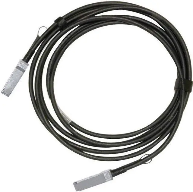Alt view image 3 of 10 - Mellanox Passive Copper cable, IB EDR, up to 100Gb/s, QSFP28, 3m, Black, 26AWG