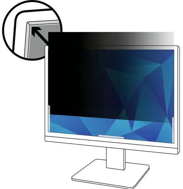 Alt view image 2 of 2 - 3M Blackout Frameless Privacy Filter for 30" Monitor -16:10  PF300W1B