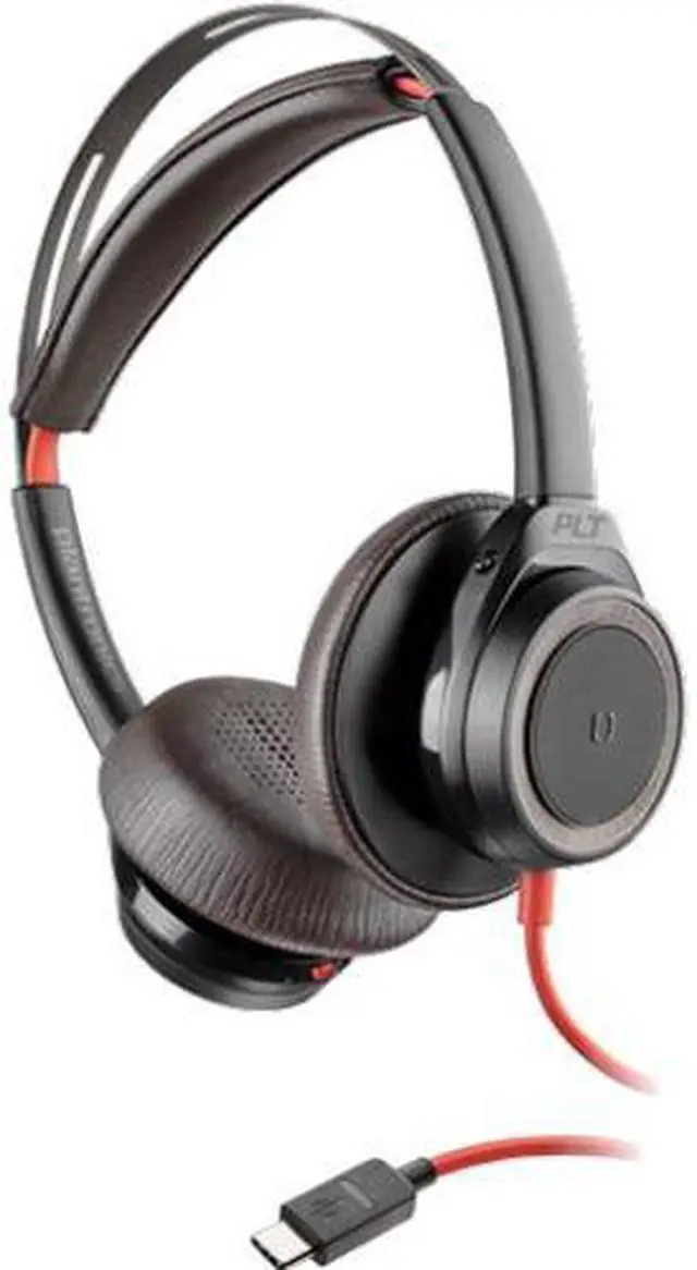 Alt view image 3 of 3 - Plantronics BlackWire 7225 USB-C WW Headset - Black, Part# 211145-01