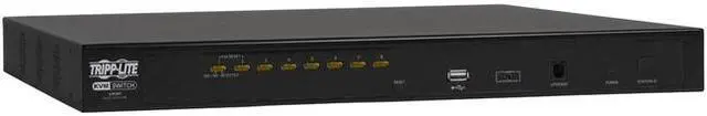 Alt view image 12 of 16 - Tripp Lite NetDirector 8-Port 1U Rack-Mount KVM Switch