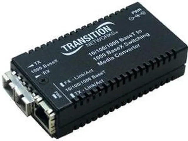 Alt view image 6 of 7 - TRANSITION NETWORKS M/GE-PSW-LX-01-NA 10/100/1000BTX TO 1000BLX
