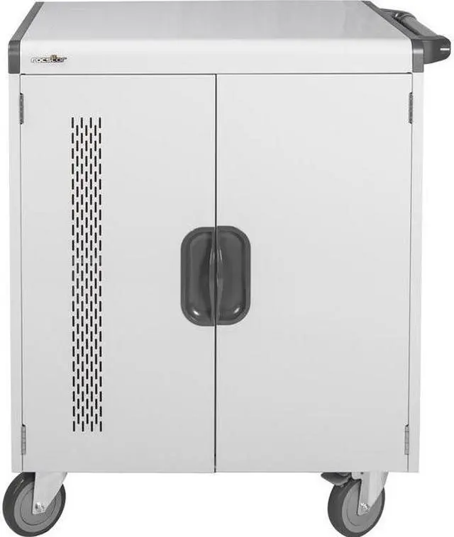 Alt view image 2 of 9 - Rocstor - VT0V32-01 - Rocstor Volt V32 Charging Cart with Intelligent Power Charging - Up to 32 Device - Intelligent