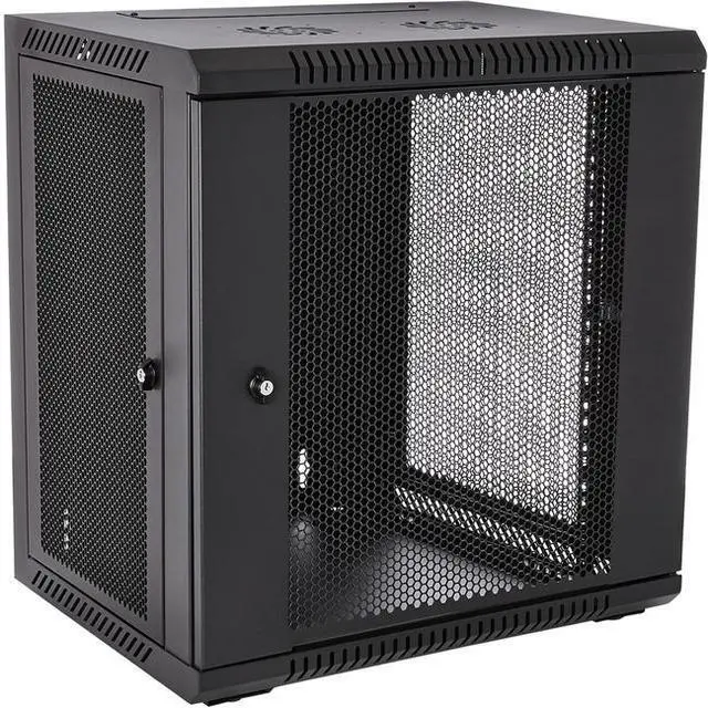 Alt view image 2 of 2 - V7 12U Rack Wall Mount Vented Enclosure