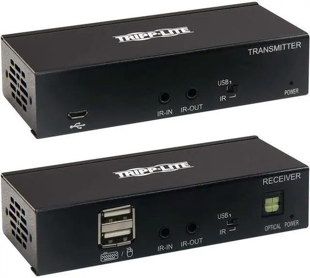 Alt view image 16 of 20 - Tripp Lite DisplayPort Over Cat6 Extender Kit KVm Support USB 4K Poc TAA