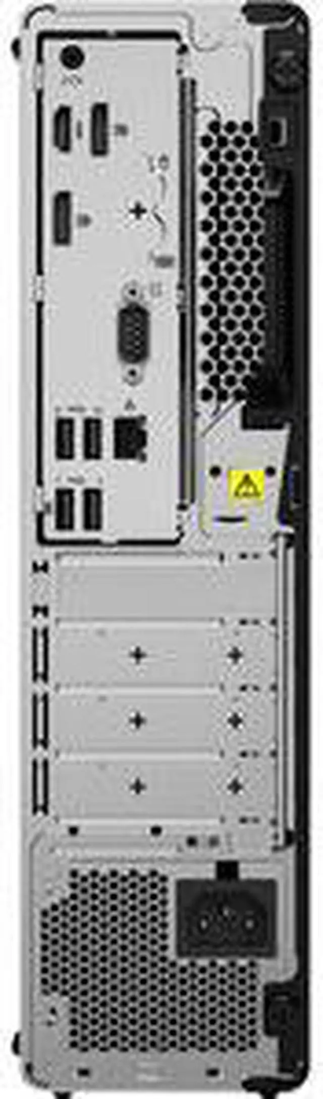 Alt view image 20 of 20 - Lenovo ThinkCentre M720e 11DC0036US Desktop Computer - Intel Core i5 10th Gen i5-10400 Hexa-core (6 Core) 2.90 GHz - 16 GB RAM DDR4 SDRAM - 256 GB SSD - Small Form Factor - Black - Windows 10 Pro 64-b