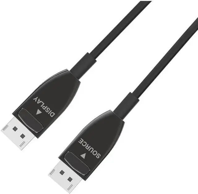 Alt view image 2 of 3 - 4XEM 20M 65ft Active Optical Fiber 1.4 DisplayPort Cable 4XFIBERDPAOC20M