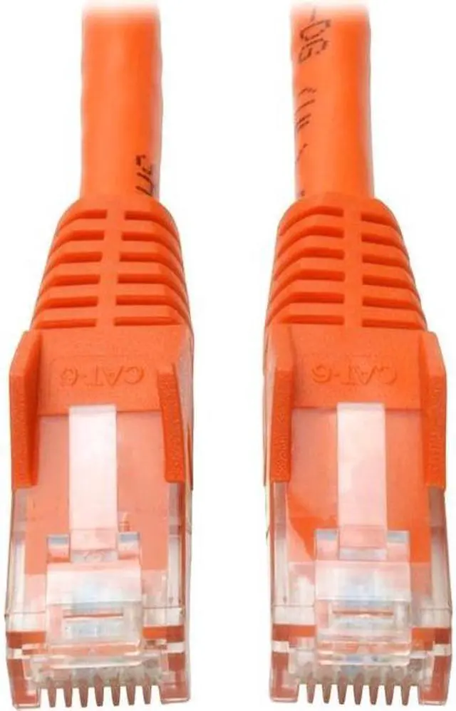 Alt view image 4 of 5 - TRIPP LITE N201-007-OR 7FT CAT6 GIGABIT SNAGLESS MOLDED PATCH CABLE RJ45 M/M ORANGE