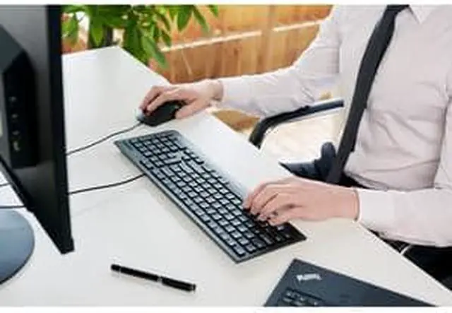 Alt view image 4 of 20 - Lenovo Wired Keyboard & Mouse Combo