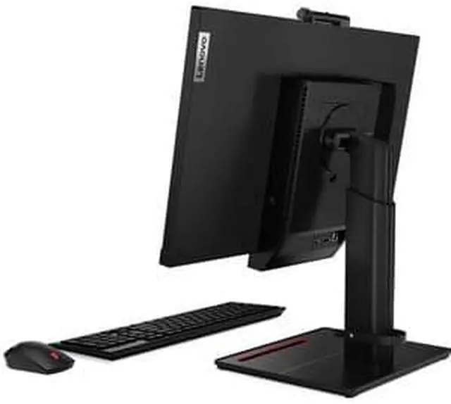 Alt view image 11 of 14 - Lenovo ThinkCentre TIO24Gen 4 24" WLED FHD- Touch Monitor with Webcam, Speaker and Mic