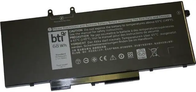 Alt view image 7 of 9 - BTI Battery for PRECISION M3540 LATITUDE 5400/5500 4GVMPBTI
