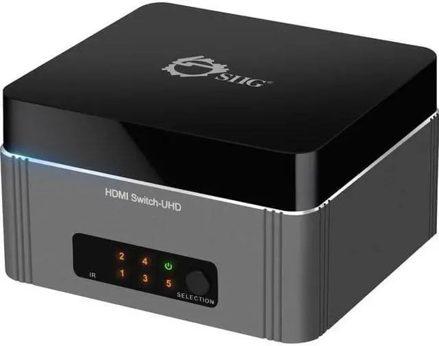 Alt view image 20 of 20 - SIIG CE-H22S11-S1 Share One Uhd 4K Hdmi Display Between Five Uhd 4K Hdmi Sources With Ir Remote Co