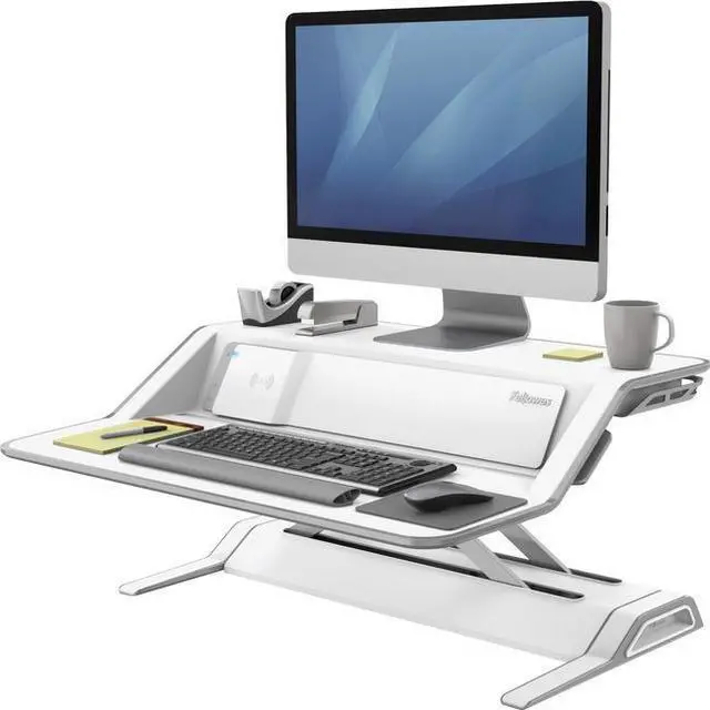 Alt view image 18 of 20 - FELLOWES 8080201 Lotus DX Sit Stand Workstation