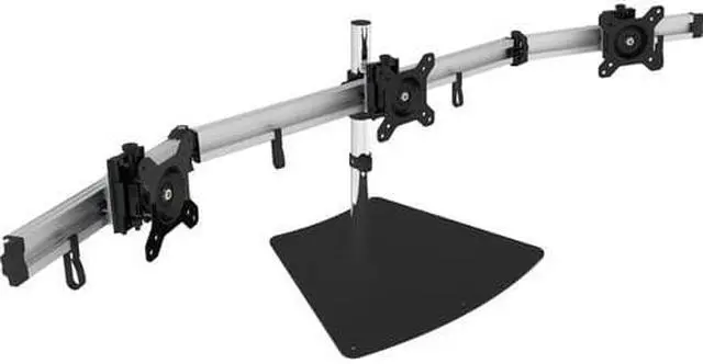 Alt view image 11 of 20 - Siig Easy-Adjust Triple Monitor Desk Stand - 13" To 27"