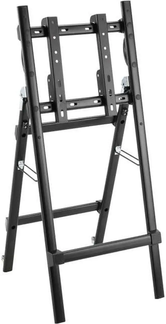 Alt view image 8 of 12 - Portable TV Monitor Stand 32-55in Casters Portrait or Landscape