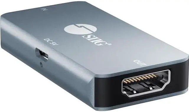 Alt view image 7 of 8 - SIIG HDMI 2.0 4K HDR Repeater CE-H24K11-S1