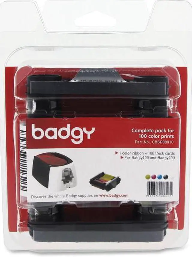 Alt view image 11 of 11 - Evolis Ribbon/Card Kit