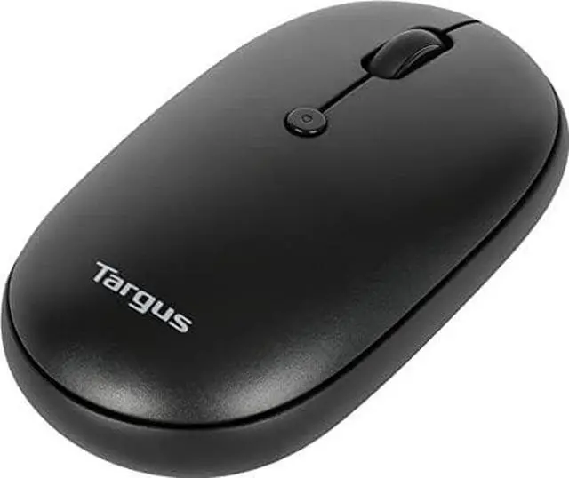 Alt view image 9 of 14 - Targus Compact Multi-Device Antimicrobial Wireless Mouse - Wireless - Bluetooth/Radio Frequency - 2.40 GHz - Black - 3 Button(s) - Symmetrical