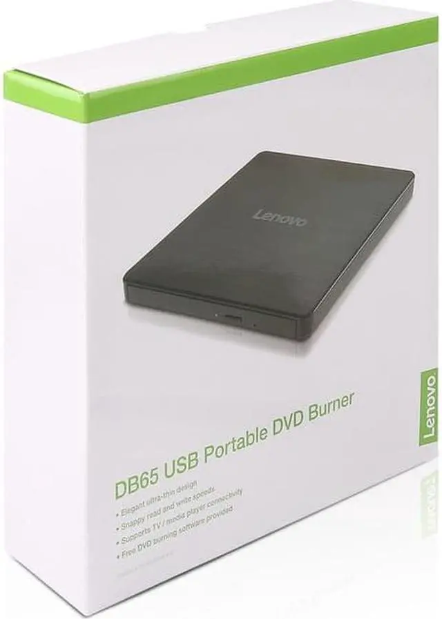 Alt view image 4 of 15 - Lenovo Slim DVD Burner DB65