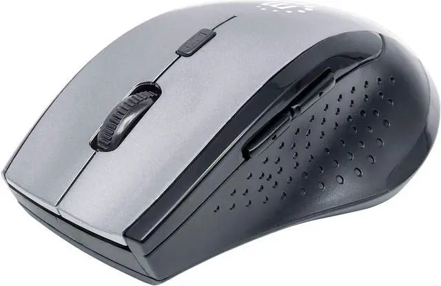 Alt view image 10 of 10 - MANHATTAN 179379 Curve Wireless Optical Mouse (Gray/Black)