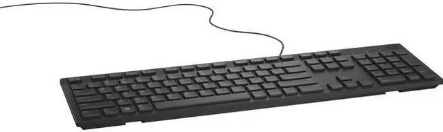 Alt view image 14 of 14 - DELL Wired Qwerty Keyboard - Black KB216-BK-US Black Wired Keyboard