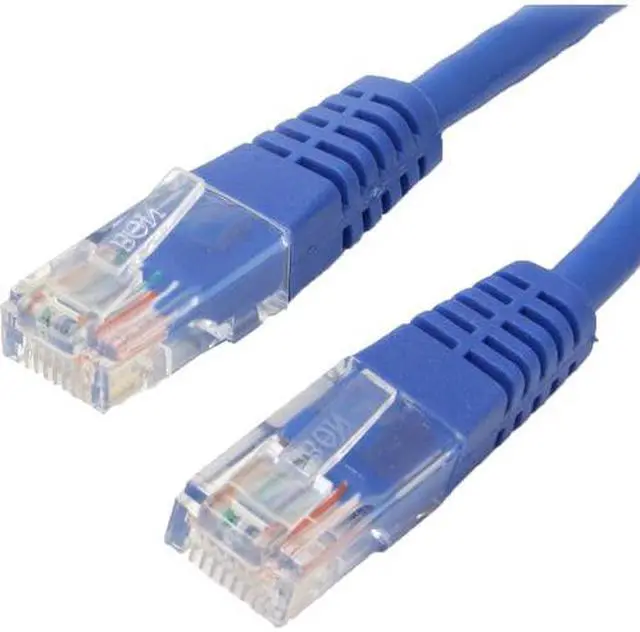 Alt view image 6 of 6 - 4XEM 4XC6PATCH50BL 50 ft. Cat 6 Blue Cat6 Blue Molded RJ45 UTP Patch Cable