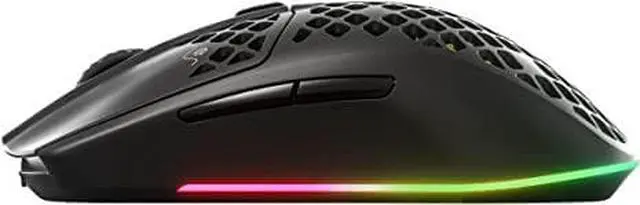 Alt view image 7 of 20 - SteelSeries - Aerox 3 2022 Edition Wireless Optical Gaming Mouse with Ultra Lightweight Design - Onyx (62612)
