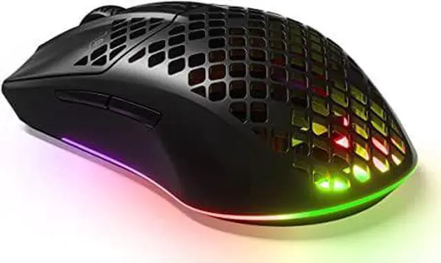 Alt view image 6 of 20 - SteelSeries - Aerox 3 2022 Edition Wireless Optical Gaming Mouse with Ultra Lightweight Design - Onyx (62612)