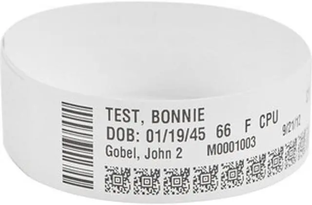 Alt view image 4 of 5 - Zebra Z-Band Direct 10006997K Wristband Label