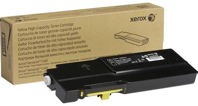 Alt view image 8 of 8 - Xerox 106R03513 High Yield Toner Cartridge - Yellow