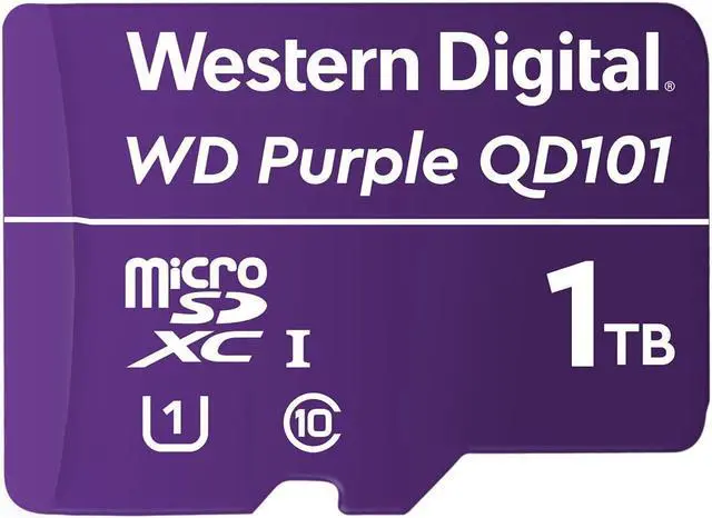 Alt view image 12 of 12 - WD Purple WDD100T1P0C 1 TB Class 10/UHS-I U1 microSDXC