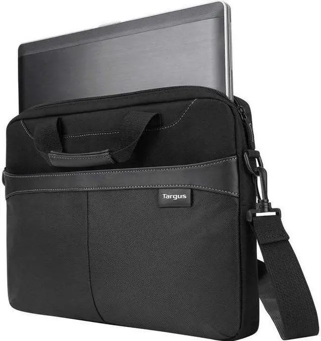 Alt view image 8 of 13 - Targus Slipcase TSS898 Carrying Case for 15.6" Notebook - Black - Trolley Strap, Shoulder Strap, Handle - 11" Height x 16" Width x 1" Depth