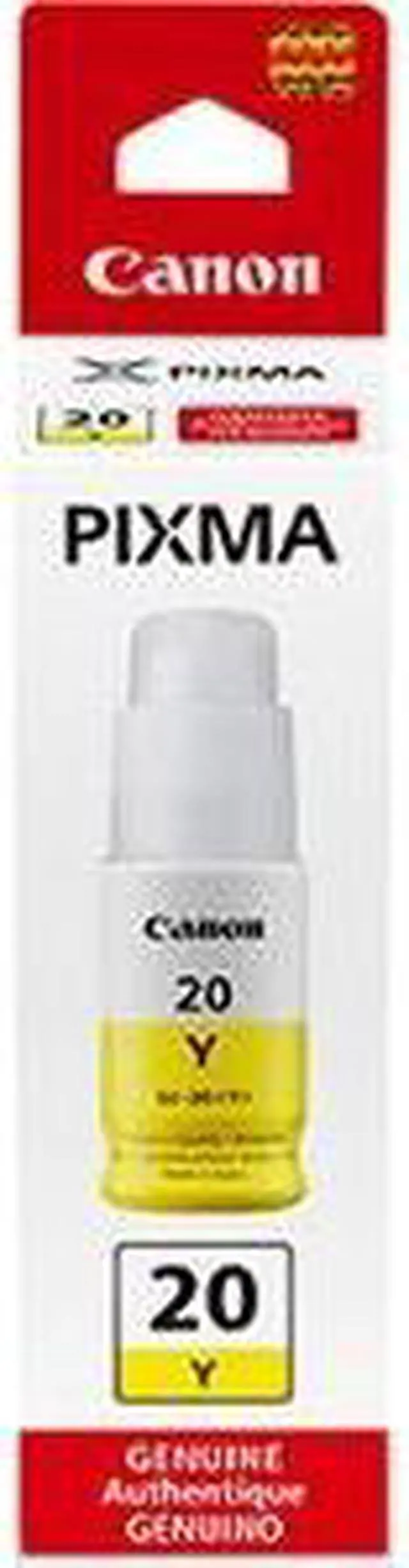 Alt view image 12 of 12 - Canon Canon GI-20 MegaTank Ink - Inkjet - Yellow - 1 Each