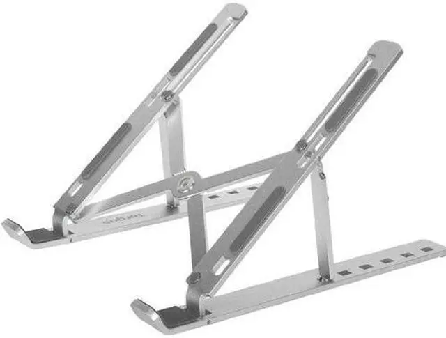 Alt view image 11 of 11 - Targus Portable Ergonomic Laptop/Tablet Stand - Up to 15.6" Screen Support - Portable - Aluminum - Silver - AWE810GL