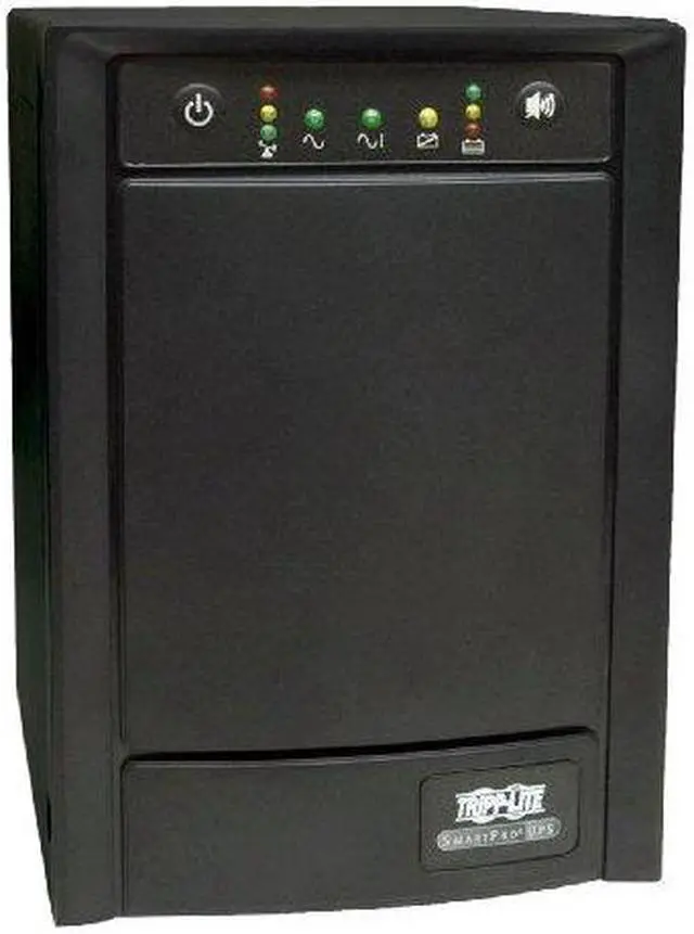 Main image of Tripp Lite SMART1500SLT 1500VA 900W UPS Smart Tower AVR 120V USB DB9 SNMP for Servers  8 Outlets